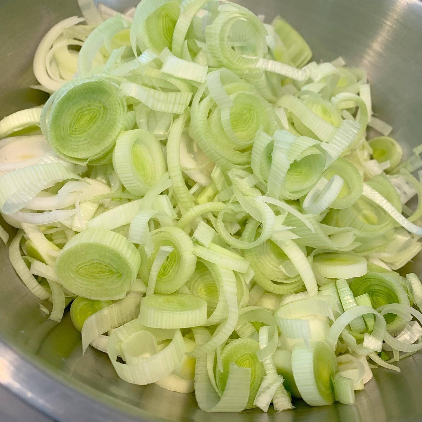 Harvesting Leeks