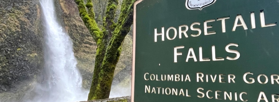 Columbia Gorge hiking waterfall historic highway
