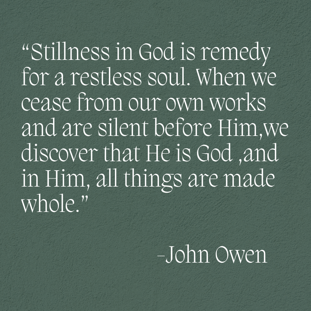 Stillness in God Stillness in God
