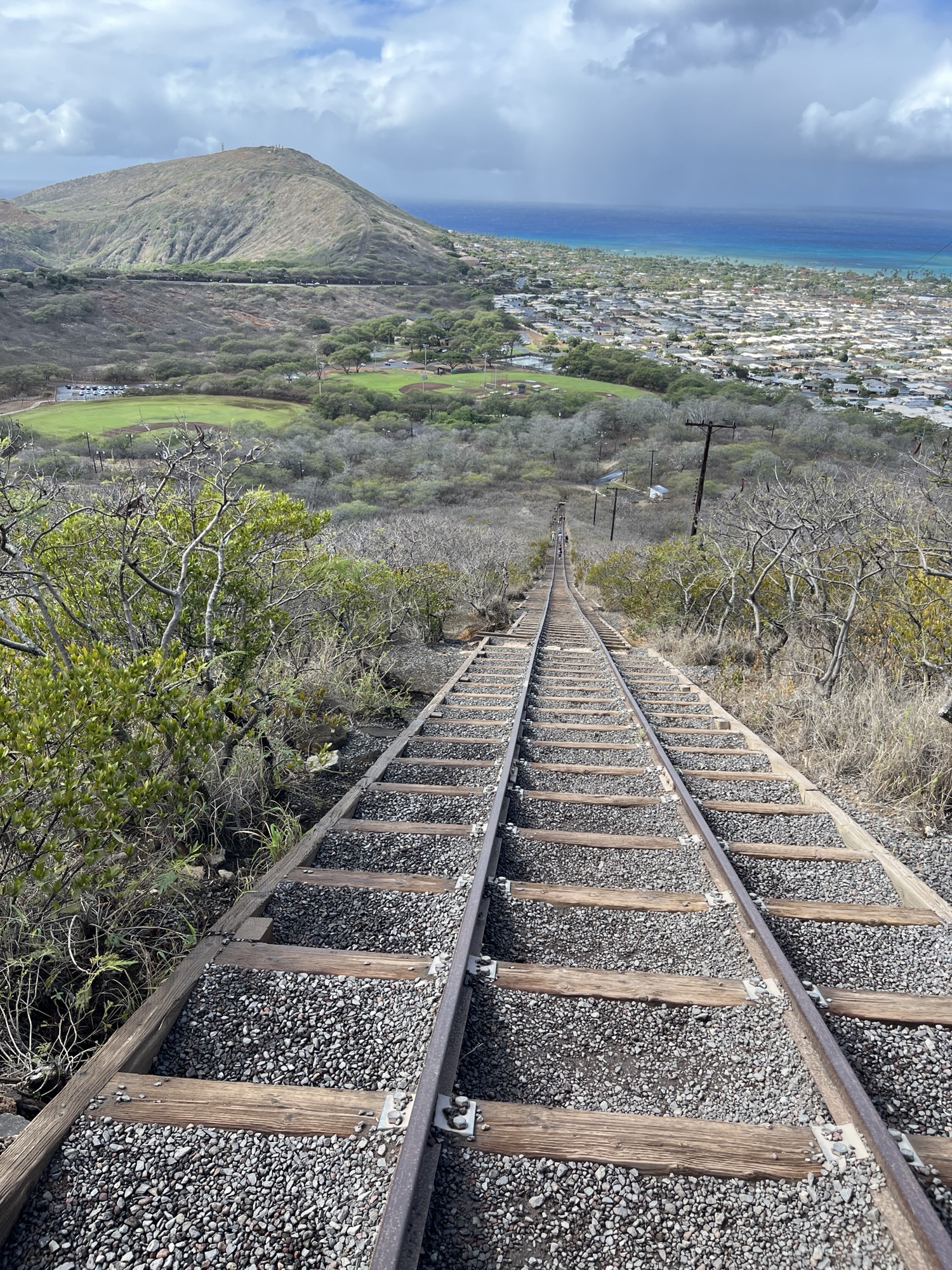 Koko Head Crater Stairs Oahu Hawaii